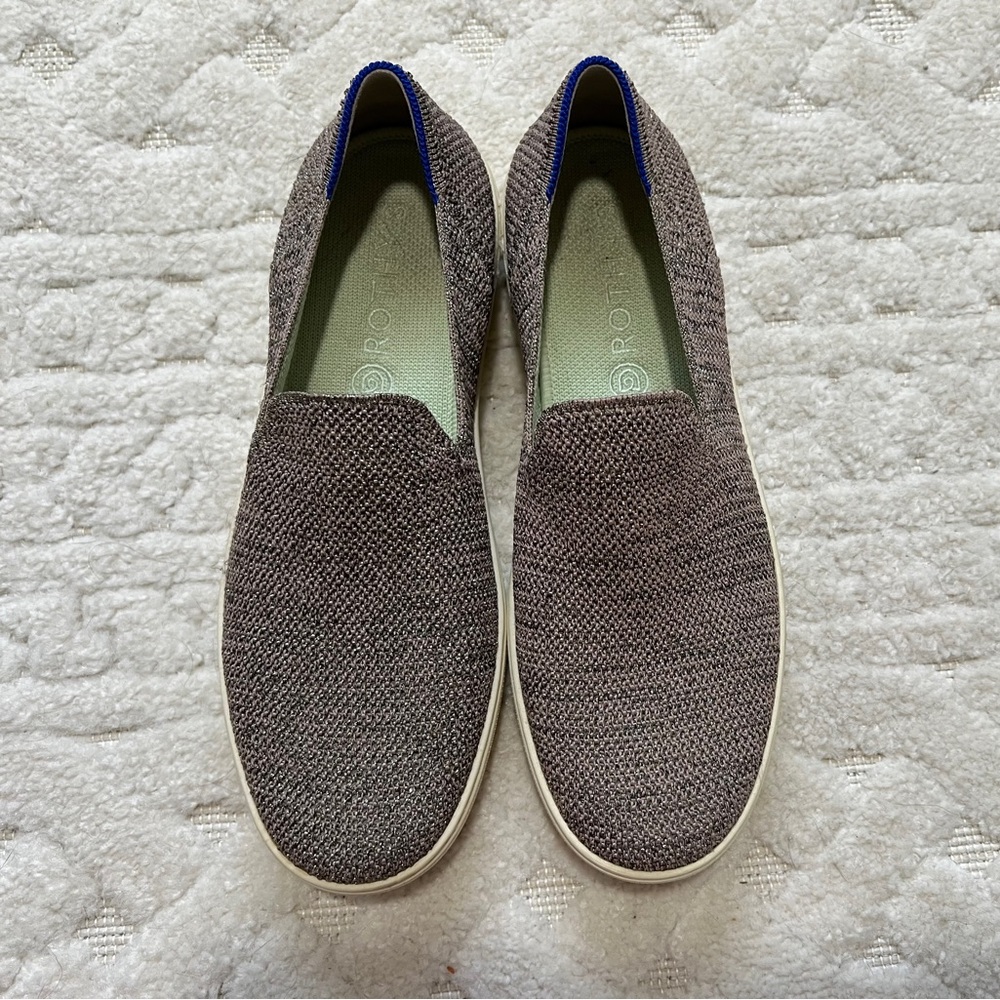 Stardust Rothy’s sneakers 9.5